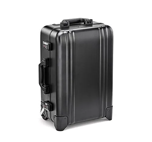 Zero Halliburton Classic Aluminum 2.0 Carry-On 2 Wheel Travel Case (Polished Blue)